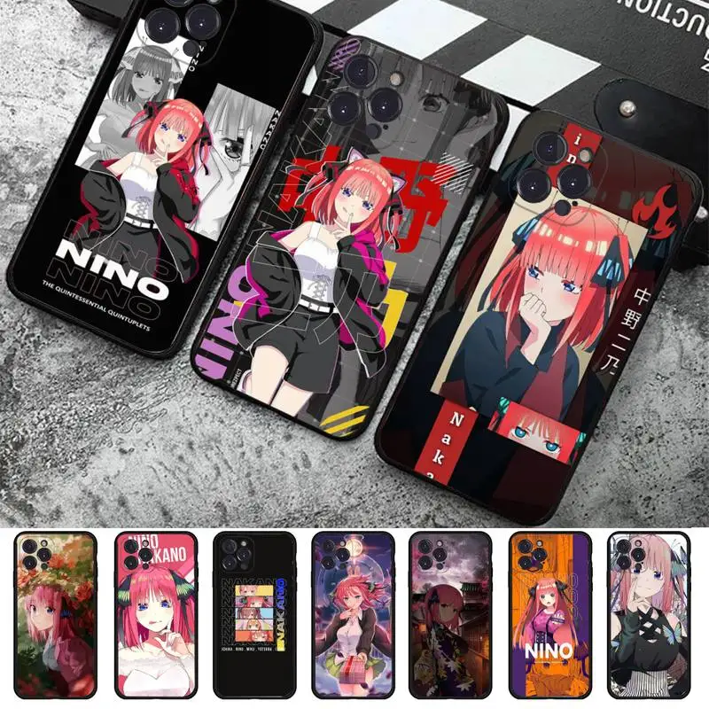 

Nino Nakano Phone Case For iPhone 14 11 12 13 Mini Pro XS Max Cover 6 7 8 Plus X XR SE 2020 Funda Shell