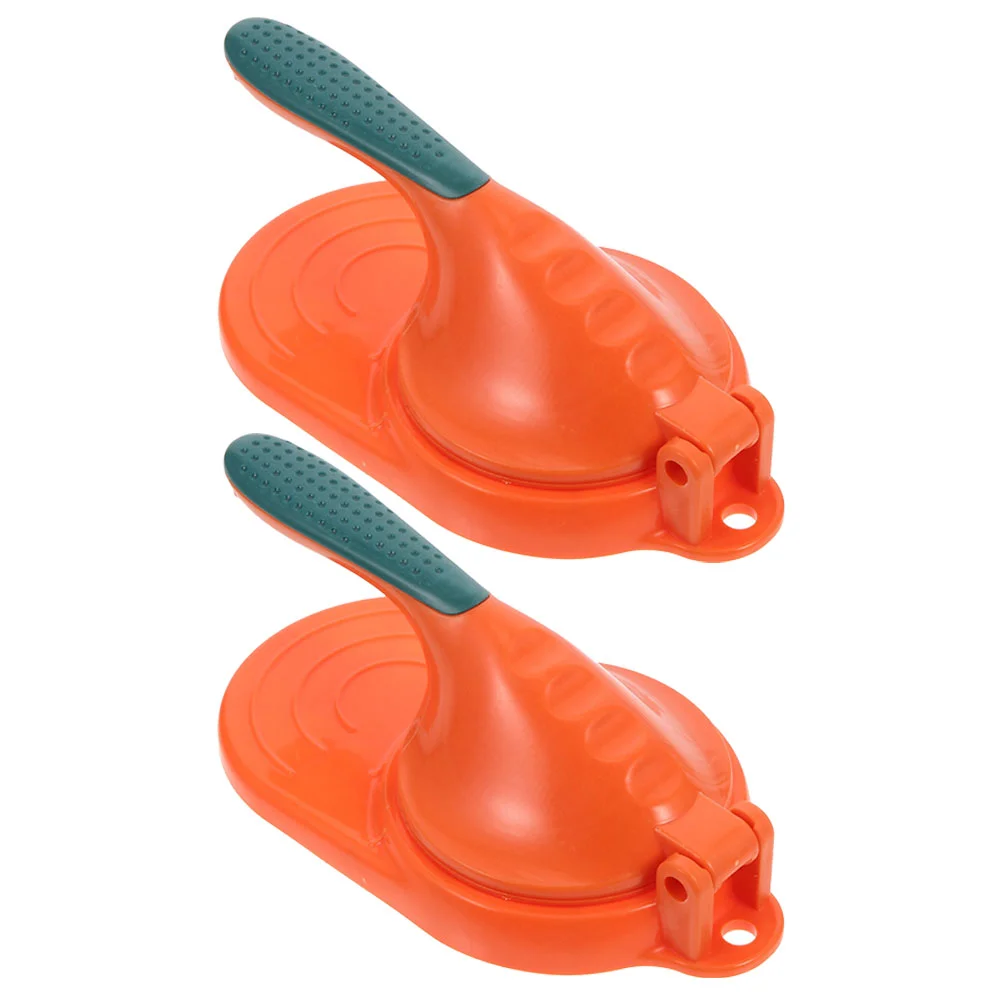 

2 Pcs Household Tools Dumpling Presser Home Dumpling Maker Dough Press Hand Tools Manual Dumpling Maker Small Steamer