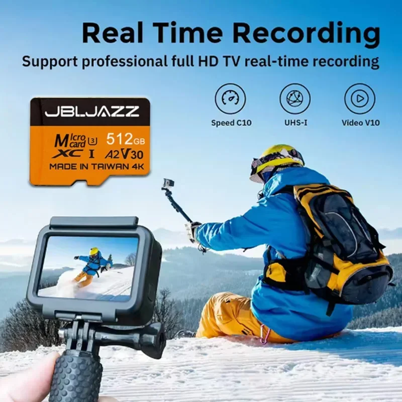 Фото Карта памяти Ultra Micro SD A2 U3 Class 10 TF, флеш-карта Micro SD 64 ГБ, 128 ГБ, 256 ГБ, 512 ГБ для смартфонов, планшетов, камер, Nintendo Switch №4
