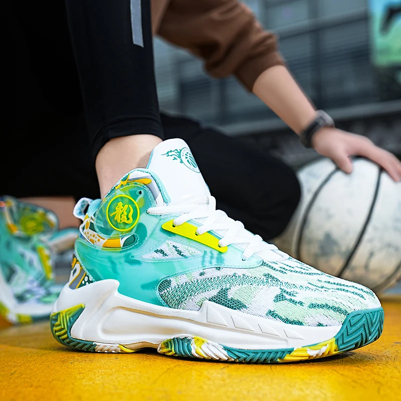 Men's Basketball Shoes Breathable Sports Shoes Outdoor Fitness Training Shoes Women's Basketball Sneakers Men's Running Shoes