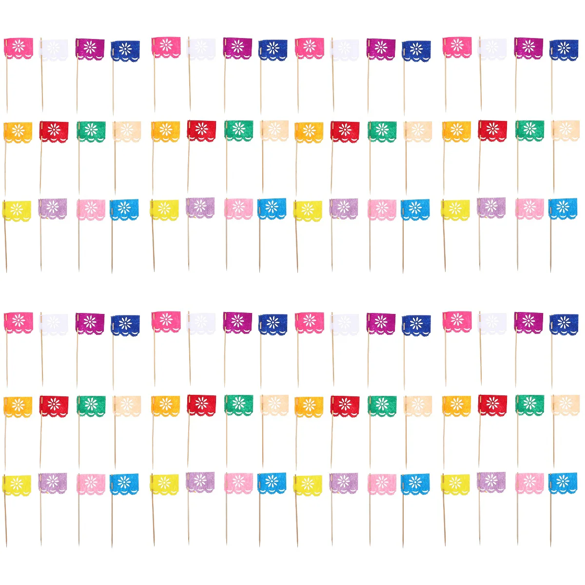 

Mexican Fiesta Decorationsparty Day Dead The Los Muertosde Ia Mini Flags Themed Supplies Picado Banner Theme