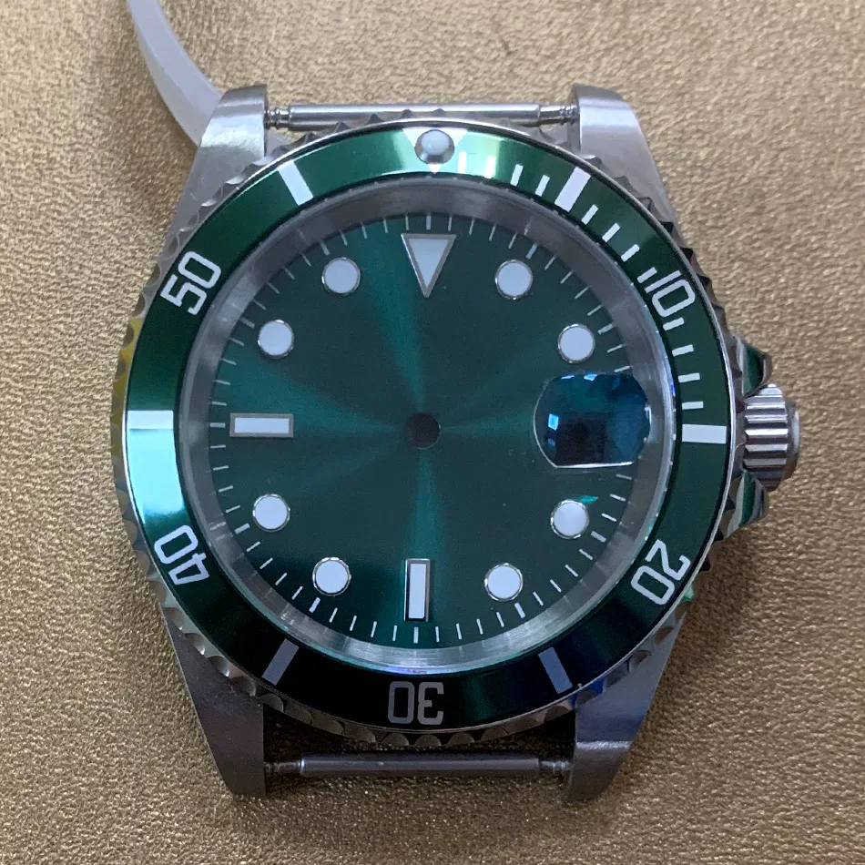 42mm Watch Case 316L Fine Stainless Steel Case Sapphire Glass Fit Japan Miyota 8215,8205 Movement Modification Watch Case