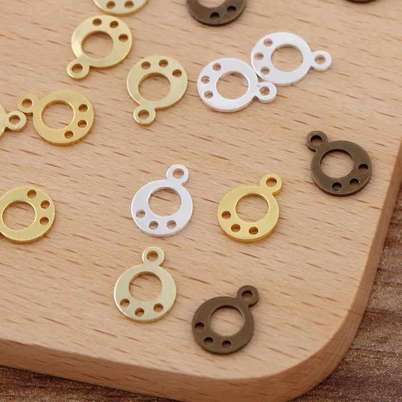 BoYuTe (500 шт./лот) металлические латунные подвески 7 мм Заводская поставка Diy