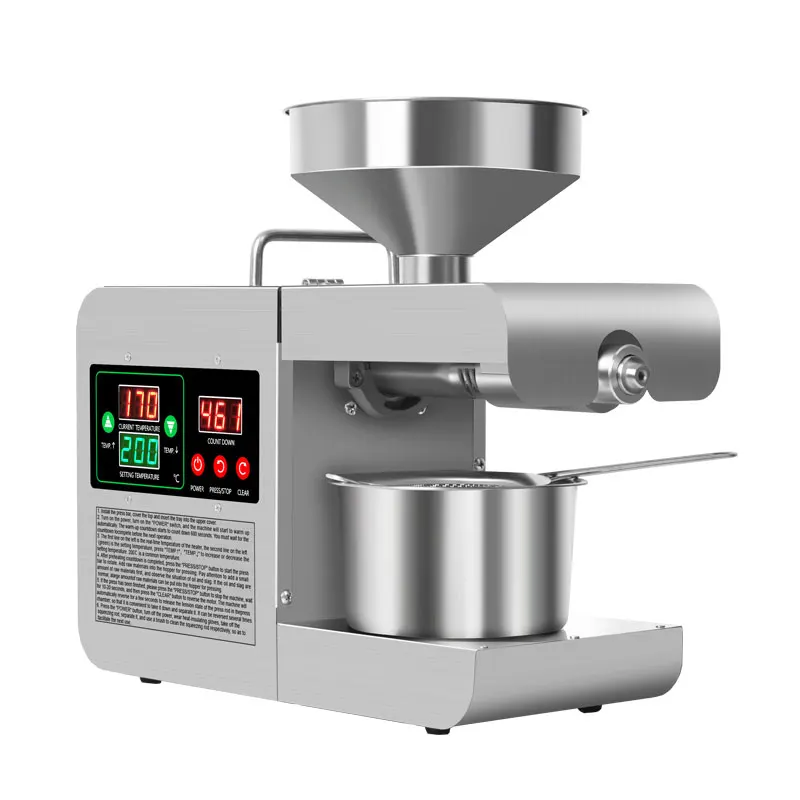 

Household And Commercial Integration Stainless Steel Oil Press Machine ,Peanuts Flax Seeds Olive Kernel Oil Press