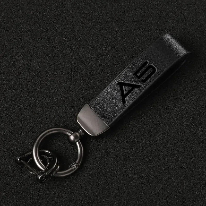 

Для Audi A5 автомобильные аксессуары модный брелок из натуральной кожи бизнес-подарок брелок на заказ