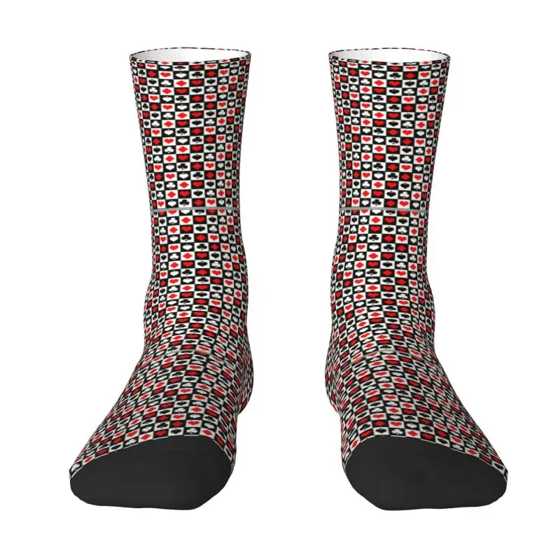 

Cool Cool Poker Socks Men Women Warm 3D Print Gambling Card Game Football Sports Socks