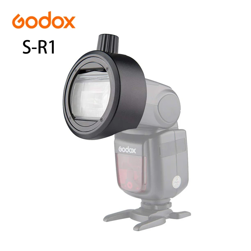 

Godox S-R1 Adapter,Round Flash Head Magnetic Modifier Adapter for Godox V860II, V850II, TT685, and TT600 Series Flashes