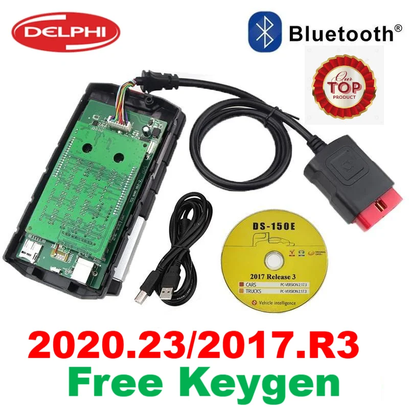 

Delphi DS150 TCS Multidiag Pro+ For Bluetooth V2020.23 V2017/R3 Free Keygen Double PCB NEC Relay V3.0 OBD2 Diagnostic Scanner