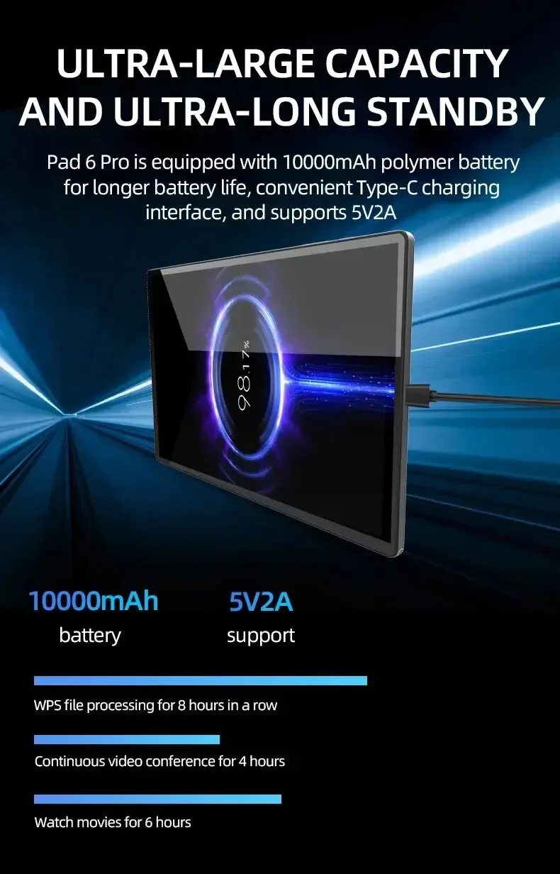 Сетевой телефон Mi Pad 6 Pro Android 13 16 ГБ 10/20 шт