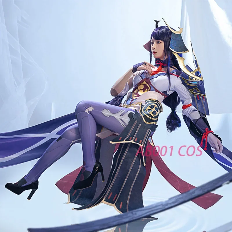 Genshin Impact Raiden Shogun Косплей Костюм Еженедельный Босс Magatsu Mitake Narukami No Mikoto Женская