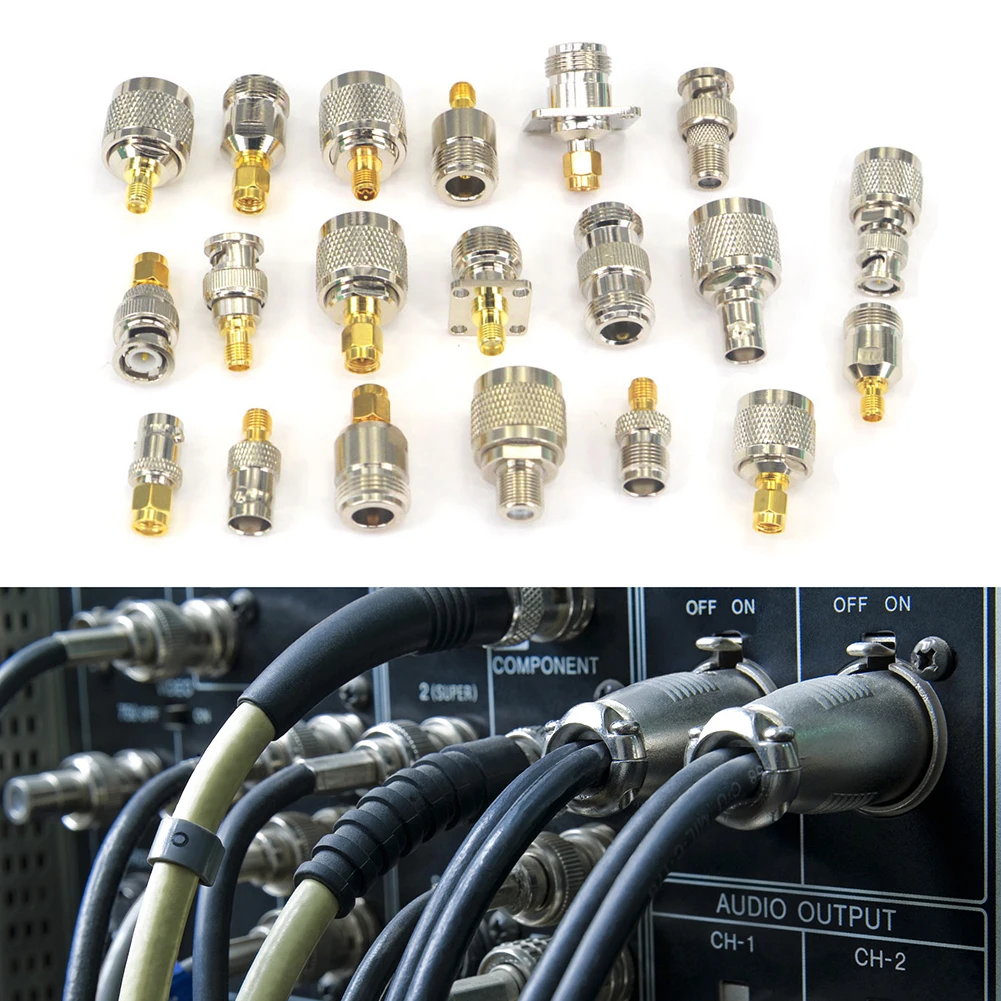 

Профессиональный набор адаптеров SMA типа износостойкий практичный коаксиальный комплект коннекторов «штырь-гнездо» Антикоррозийные аксе...