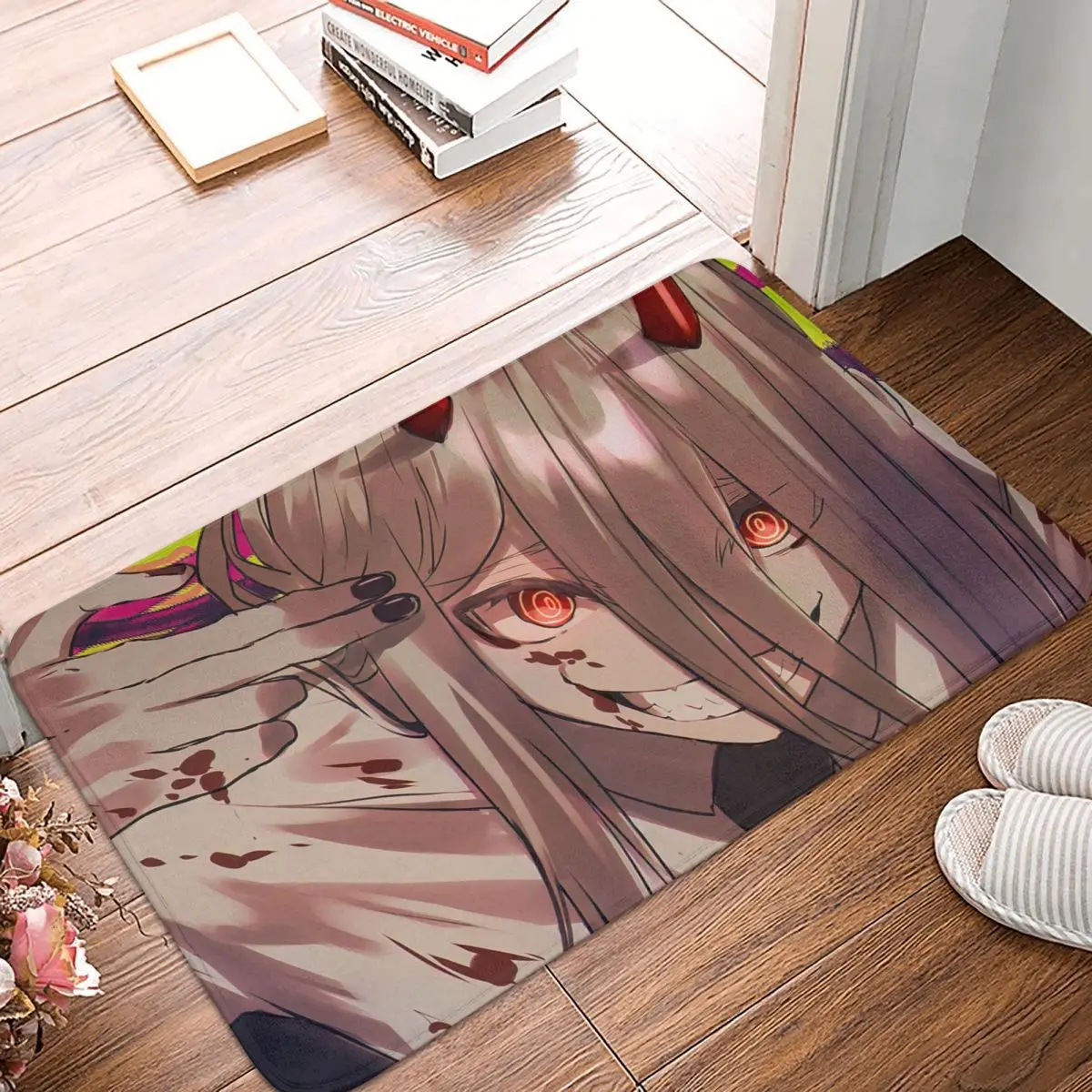 

Нескользящий ковер для кухни с изображением бензопилы