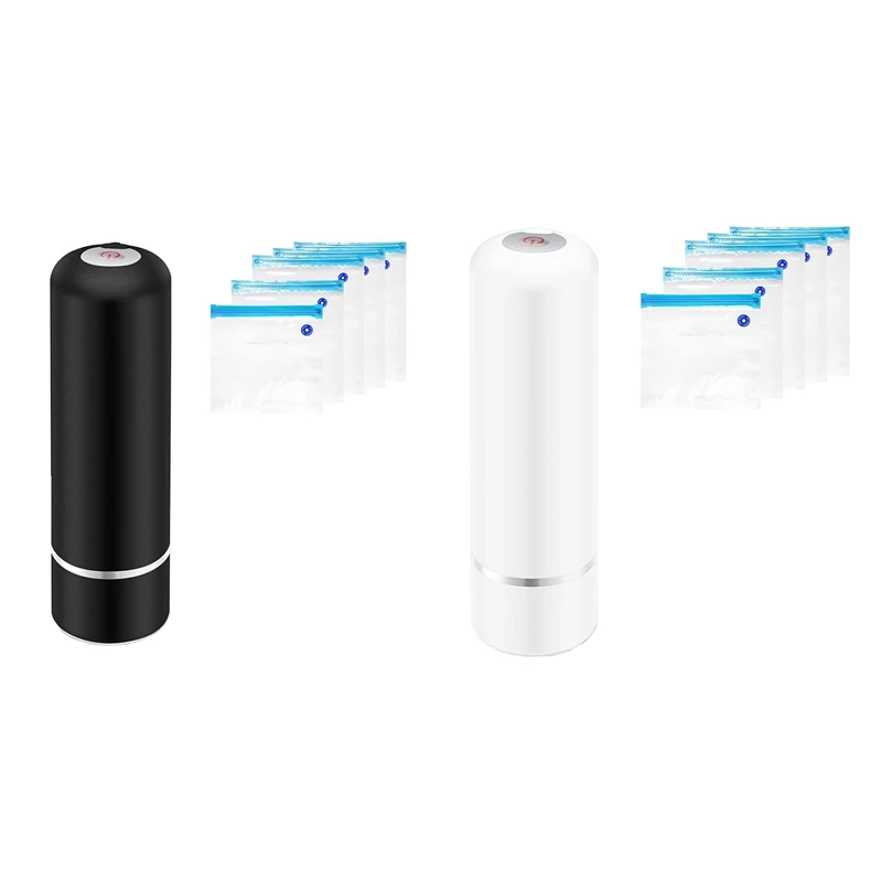 

Портативный вакуумный упаковщик, ручной автоматический вакуумный упаковщик пищевых продуктов, беспроводной мини-вакуумный упаковщик пище...