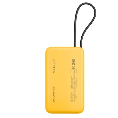 iQOO 20000 мАч Power Bank PD 45 Вт Тип C Быстрая зарядка с кабелем Портативный внешний аккумулятор Мобильный PowerBank для iPhone16 Huawei