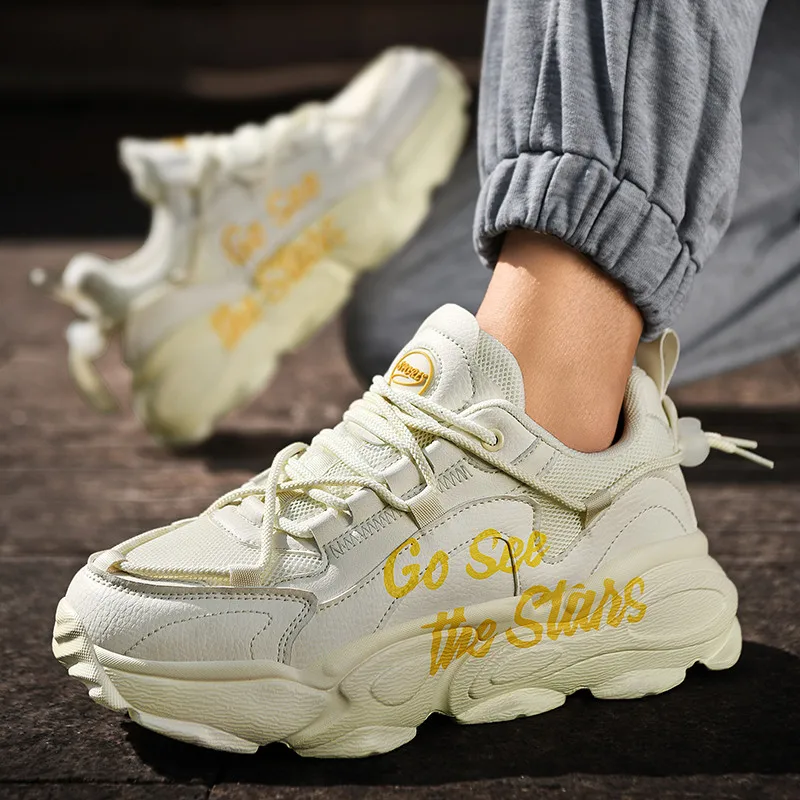 2025 классические туфли для папы на толстой подошве женская пара повседневная