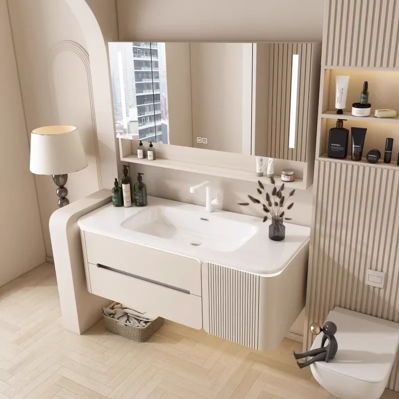 Шкаф для хранения в ванной комнате многофункциональная домашняя мебель экономия