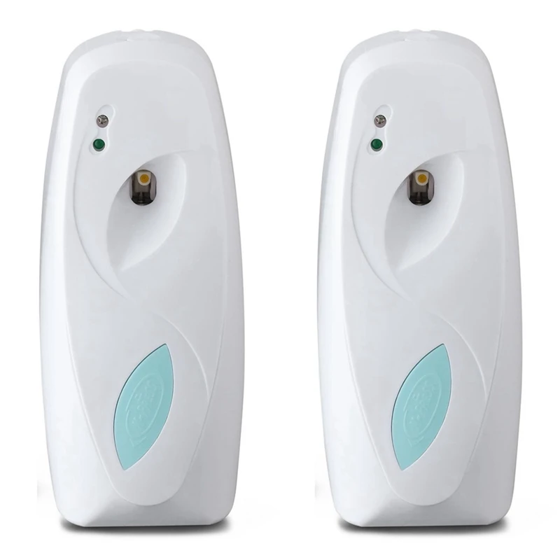 

2X Air Freshener Spray Automatic Bathroom Timed Air Freshener Dispenser Wall Mounted, Automatic Scent Dispenser For Home