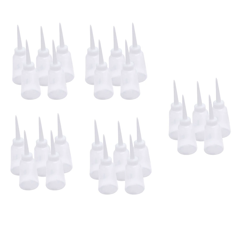 

50Pcs Industrial Plastic Glue Gel Oil Squeeze Bottle Dispenser 150Ml