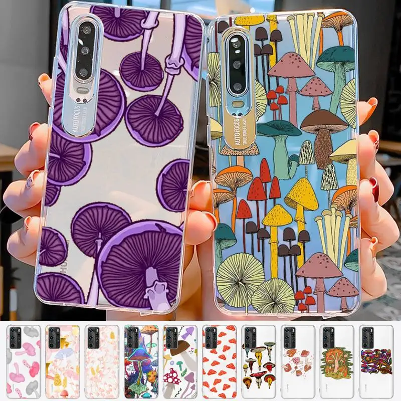 

Trippy Psychedelic Mushrooms Phone Case For Huawei P 20 30 40 pro lite Psmart2019 Honor 8 10 20 Y5 6 2019 Nova3E