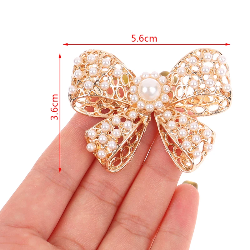 

Women Shoes Clips DIY Shoe Charms Jewelry Bowknot Shoes Decorative Accessories Rhinestones Crystal Decorations