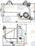 

8MA376789-721 for radiator water tank E53 M54 M62