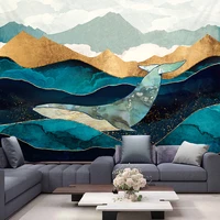 aniaml whale fish tapestry wall hanging ocean great wave tapestries backdrop ceiling table cloth home decor for living room