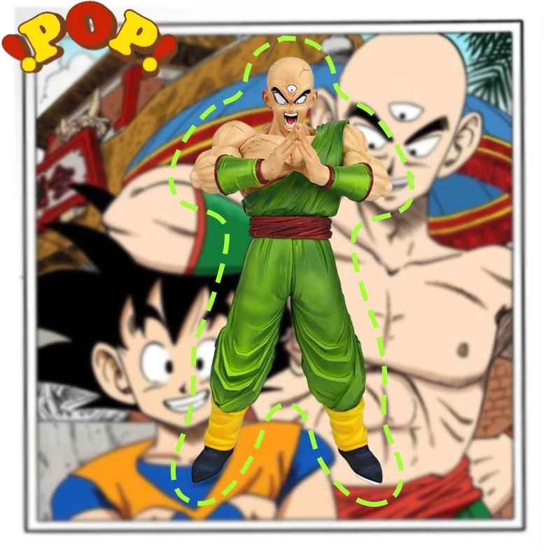 Фото В наличии Dragon Ball Z Фигурка Tien Shinhan Фигурка Tien Shinhan Kikoho Фигурка 31 см Gk Статуя Коллекция Модель Пользовательская Игрушка №1