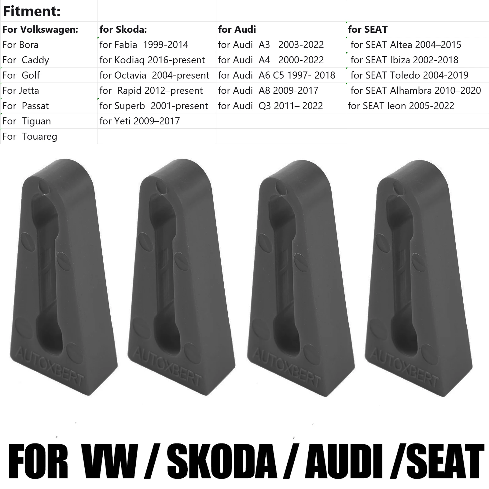 

Универсальный автомобильный дверной демпфер для Toyota Nissan VW Seat Skoda Honda, буфер замка, амортизирующий демпфирующий резиновый уплотнитель зазора