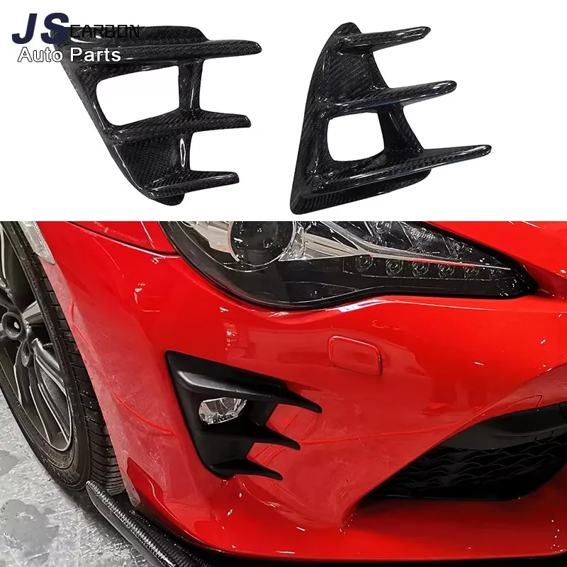Для Toyota GT86 Subaru BRZ 2012-2018 передний бампер из углеродного волокна накладка на