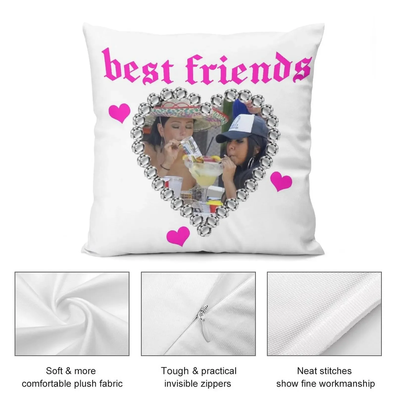 Лучшие друзья/Снуки и jwoww декоративная подушка чехол для диванной подушки