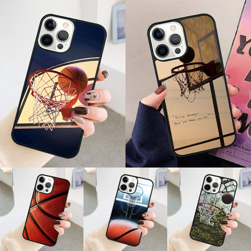 Баскетбольная корзина Задняя панель для телефона чехол iPhone 14 15 16 Pro Max SE 2020 coque apple 11