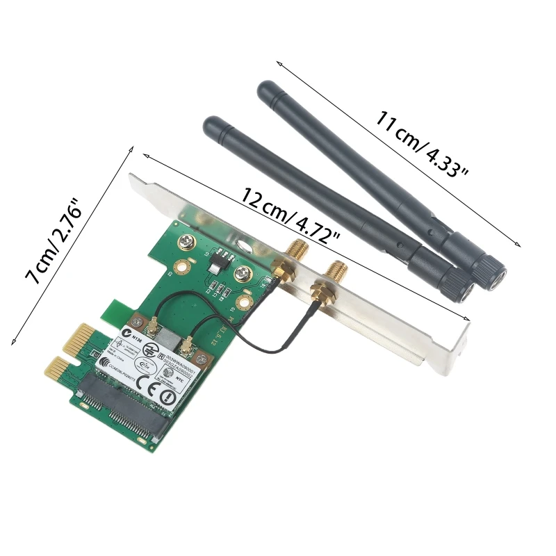 PCI-E WiFi Adapter Continuity Handoff BCM94325 WiFi Card for macOS 2.4G Single Band 802.11ac WLAN Plug and Play 24BB images - 6