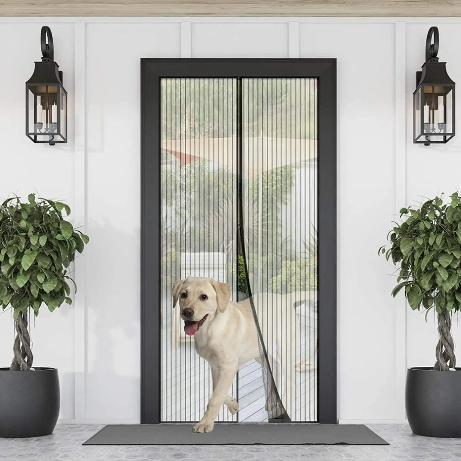 

1 Set Summer Anti Mosquito Insect Fly Bug Curtains Portable Magnet mosquito Mesh Net Automatic Closing Door For Home Summer Use