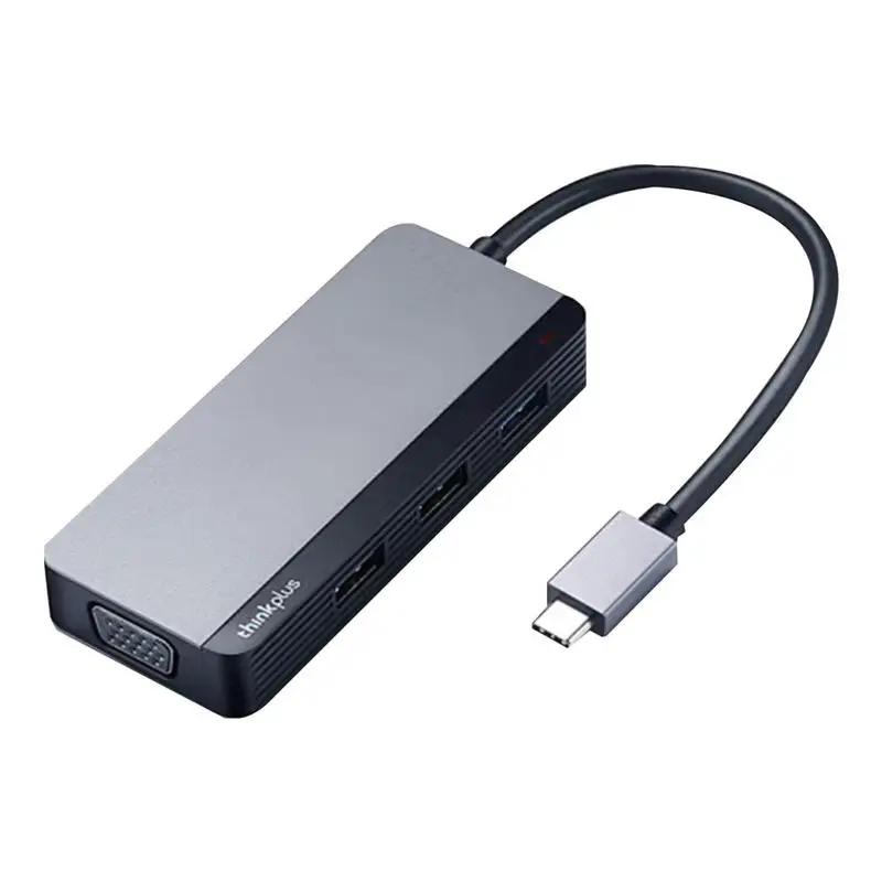 

USB 3.0 Hub 6 Ports Portable Fast Data Transfer USB Splitter for Computer Laptop Docking Station Adapter Thinkpad Accessories