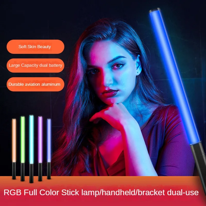 Enlarge LED Video Light Handheld Tube Wand Stick Photography RGB Lamp CTT Photography Lighting Photography Studio Supplies Free Shipping