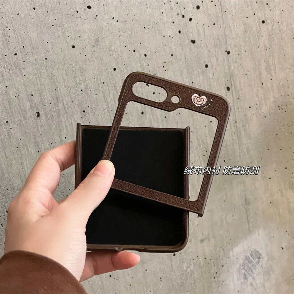 Роскошный милый мультяшный чехол для телефона с жемчужной цепочкой Samsung Galaxy Z Flip 5