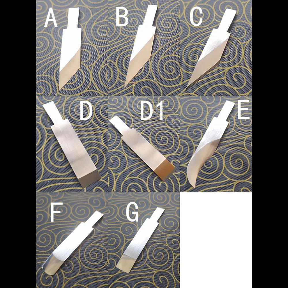 Кожаное ремесло коническая ручка ножи шведская пудра сталь ASP60 режущие