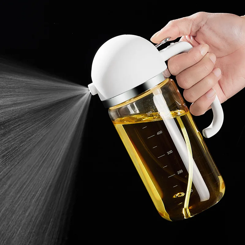 

Glass Oil Bottle Manual Fuel Injection Bottle Spray BBQ Home Kitchen Heat-resisting Sealing Cover Large Capacity Wear-resistant