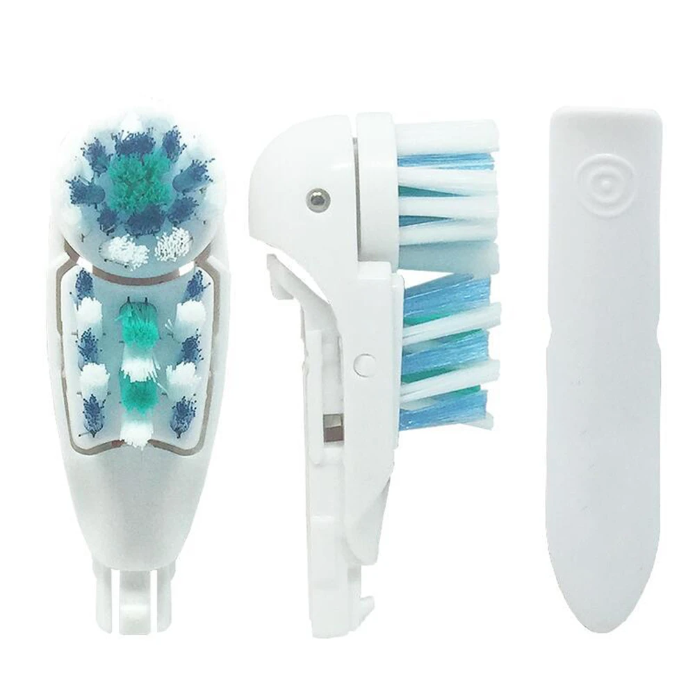 

For Oral B Dual Clean Toothbrush Heads 4734 Model Battery Replaceable Compatible for Cross Action Electric Toothbrush Gum Care
