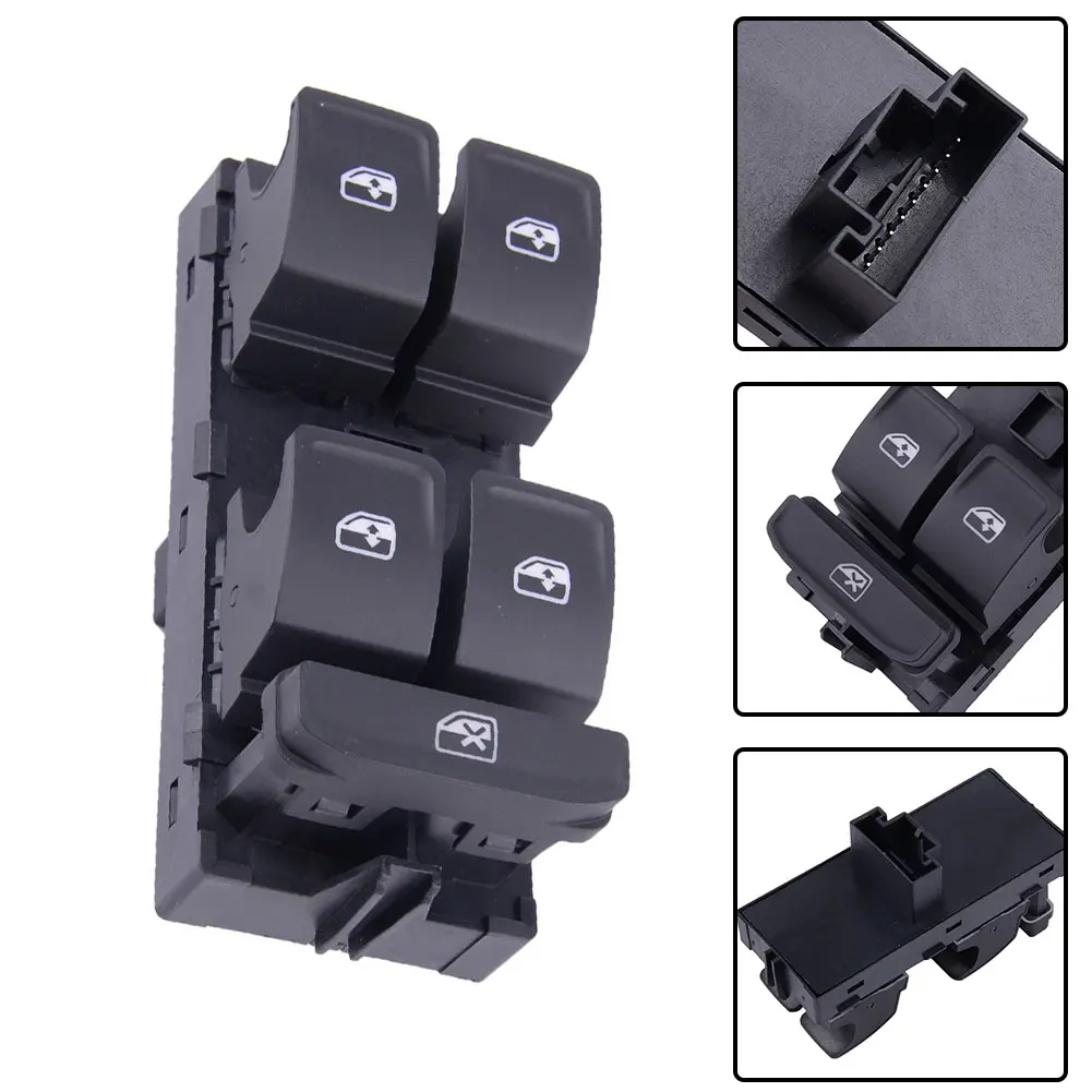 

1 шт., кнопка переключателя переднего стекла для Skoda Octavia Fabia 5E0959857A