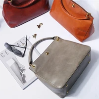 ladies new explosive style leather square exquisite noble handbag simple fashion all match diagonal bag