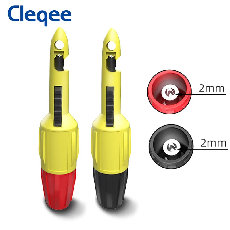 Cleqee P30039 2 шт. изоляционный проволочный прокол Пробивной зонд тестовый зажим с