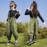 childrens clothing korean kids sports clothes pullover topjumpsuit pants set spring teenage girls clothing 12 13 years outfits