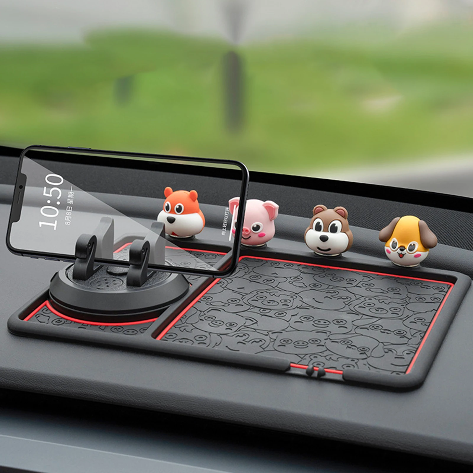 

Universal Anti-slip Car Silicone Holder Mat Pad Dashboard Stand Mount For Phone GPS Bracket Car Phone Holder Dashboard Mat