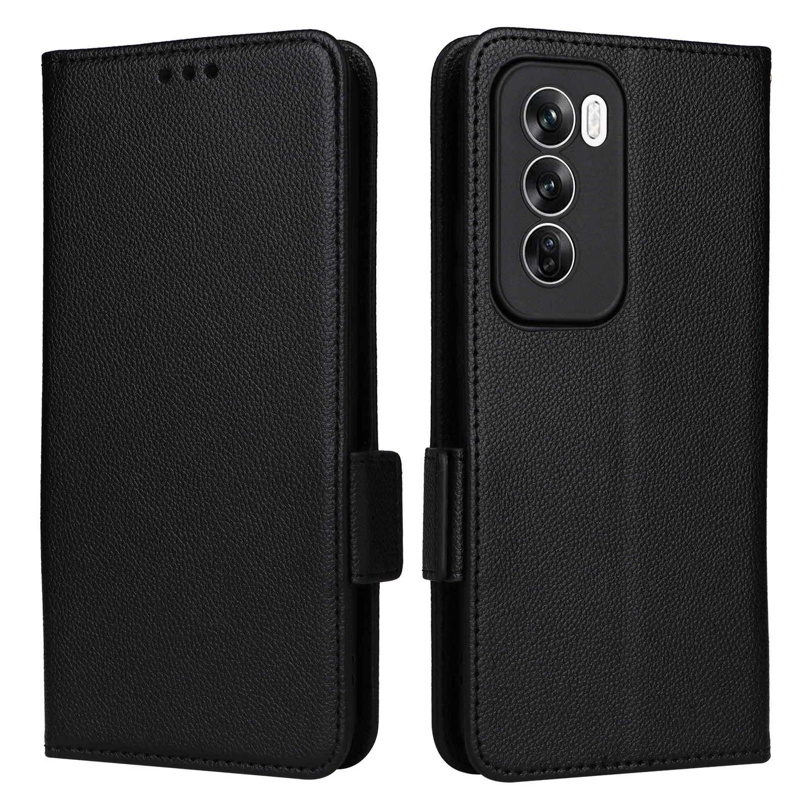 Чехол-кошелек с слотом для карт Oppo Reno12 чехол 6 7 дюйма кожаный флип-чехол магнитной