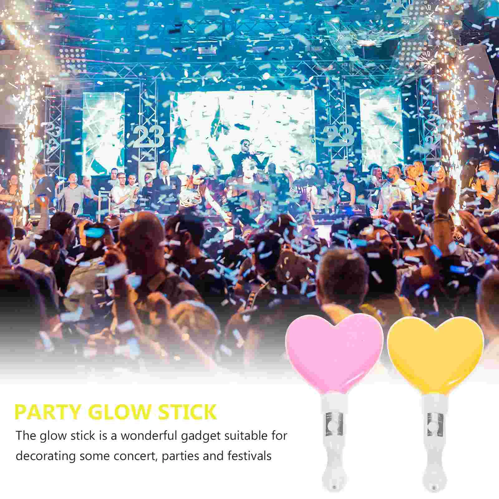 2 шт. светящаяся палочка Love красивая хрустальная для бара концертной вечеринки