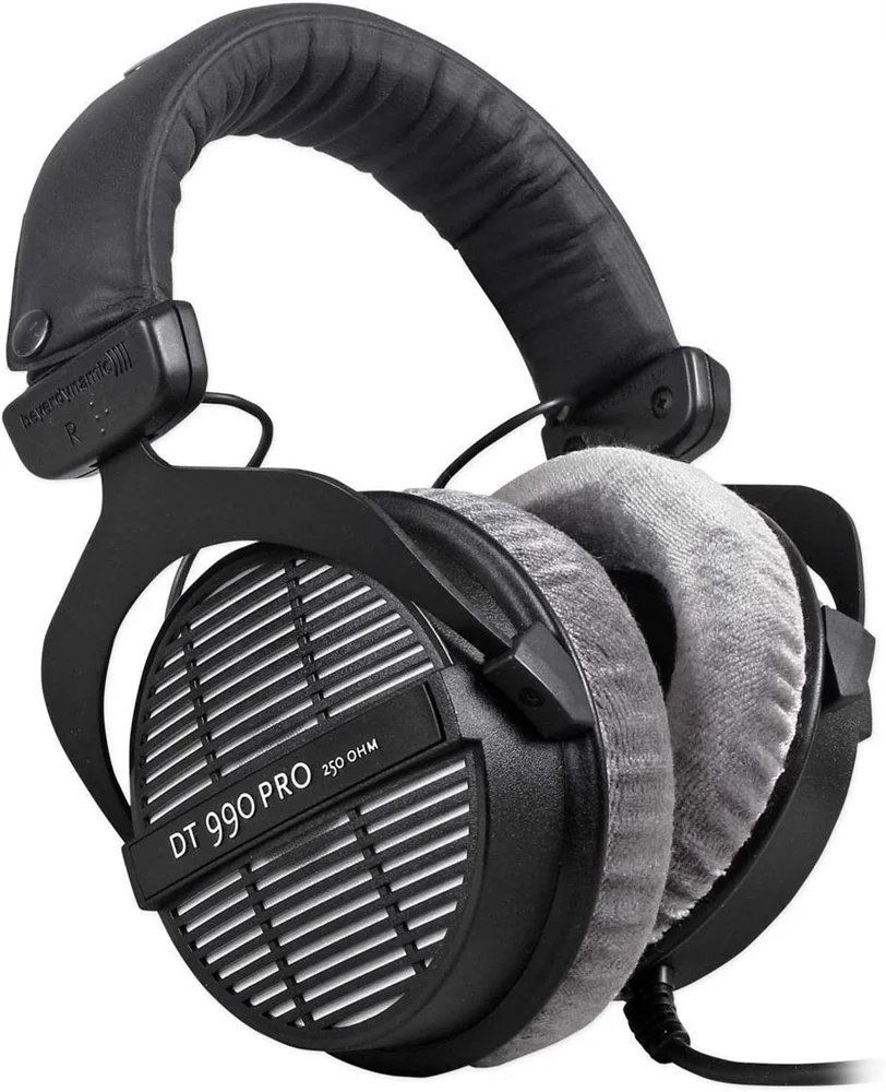for beyerdynamic DT 990 PRO Headset Monitor Monitor Wired Headphones - open rear stereo construction