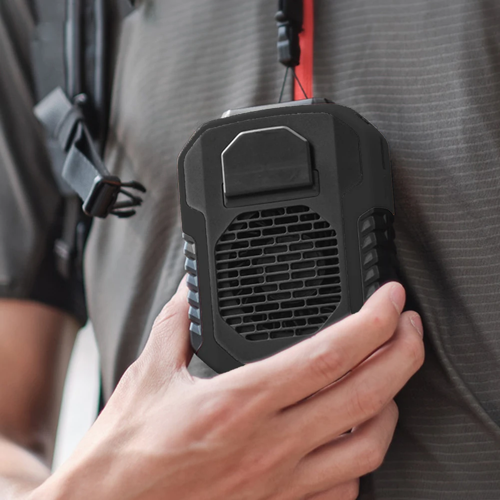 

Портативный USB-вентилятор на талию, 6000 мАч