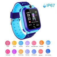 smart watch kids sos phone watch childrens smartwatch game call touch screen ip67 waterproof kids gift for ios android