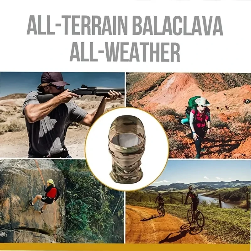 Военная Камуфляжная Балаклава Для Активного Отдыха Езды На Велосипеде Рыбалки